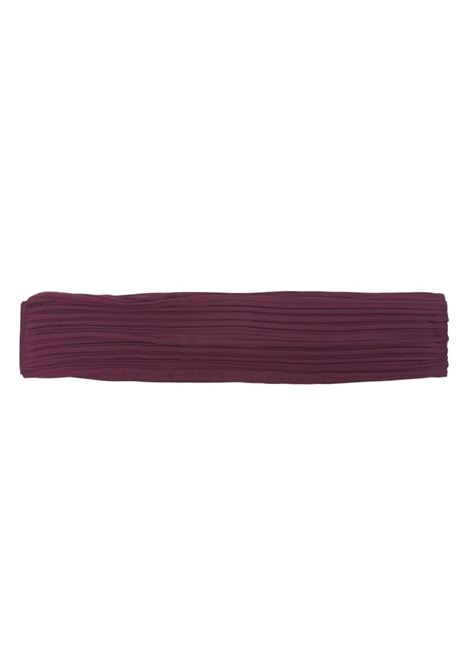 Burgundy pleated crepe cummerbund Forte Forte - women FORTE FORTE | Belts | 128984043